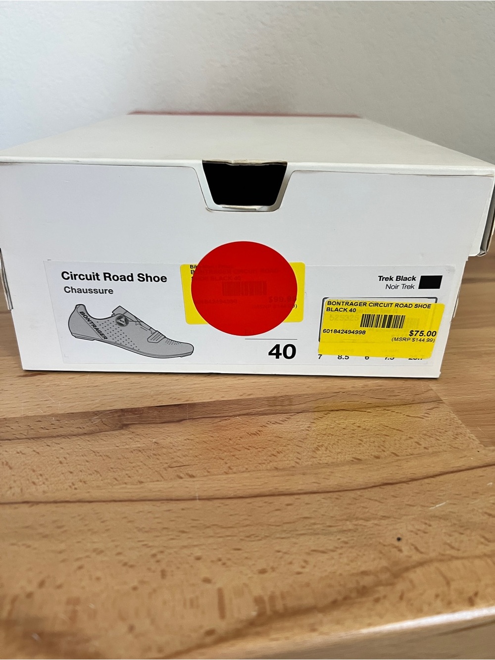 Bontrager Men's Black Road Cycling Shoes with BOA Closure - Picture 5 of 5